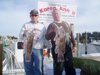 11-30 - Bob and Dennis with a 6.5 and 8 pound tog, respectively.